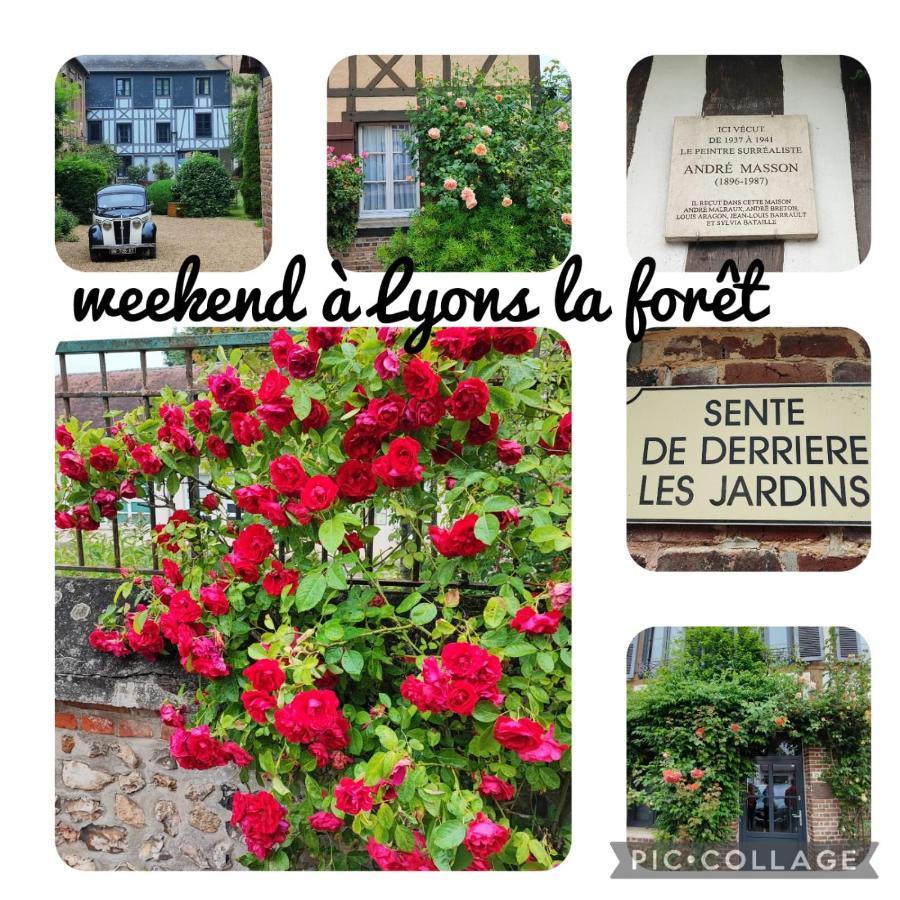 לינה וארוחת בוקר Lyons-la-Forêt La Gaudiniere מראה חיצוני תמונה
